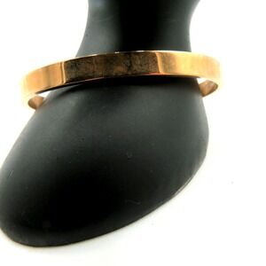 Inspirational Arrow Cuff‎ Bracelet Rose Gold Tone Straighten Your Crown Message